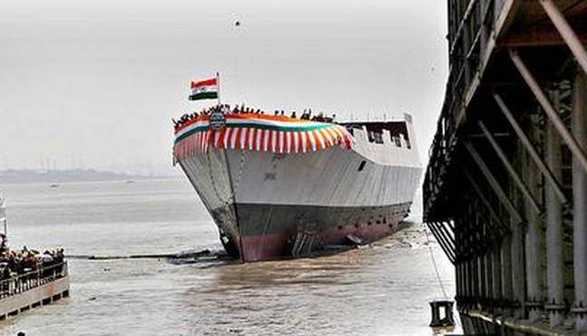 INS Imphal – Indian Navy’s stealth guided missile destroyer launched